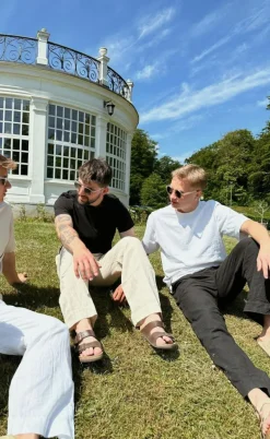 Neo Noir Bukser - Sonar Linen - Black