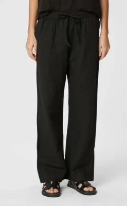 Neo Noir Bukser - Sonar Linen - Black