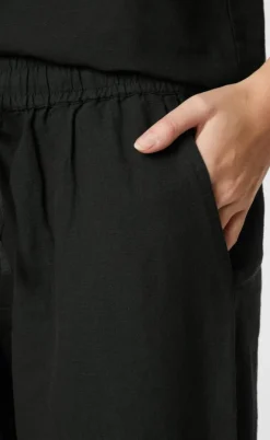 Neo Noir Bukser - Sonar Linen - Black