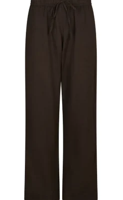 Neo Noir Bukser - Sonar Linen - Dark Brown
