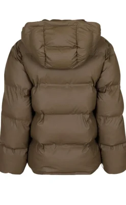 Neo Noir Jakke - Fox Puffer - Dark Taupe