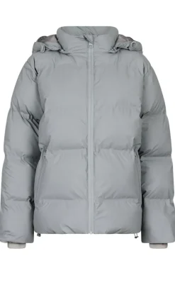 Neo Noir Jakke - Fox Puffer - Light Grey