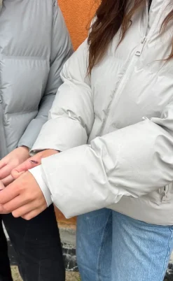 Neo Noir Jakke - Fox Puffer - Ivory