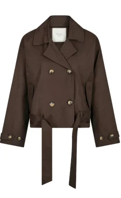 Neo Noir Jakke - Sia F - Chocolate Brown