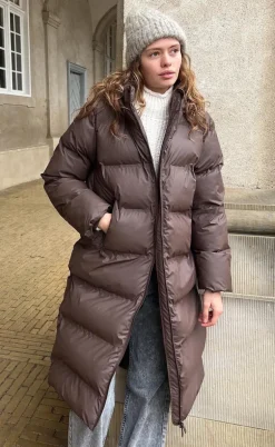 Neo Noir Jakke - Viviana Puffer - Mocca