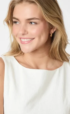 Neo Noir Kjole - Bruna Ramie - Off White