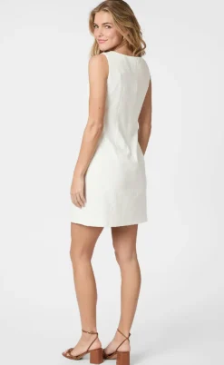 Neo Noir Kjole - Bruna Ramie - Off White