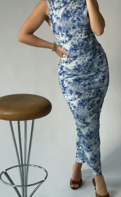 Neo Noir Kjole - Corilina - Light Blue