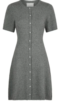 Neo Noir Kjole  - Elise - Dark Grey Melange