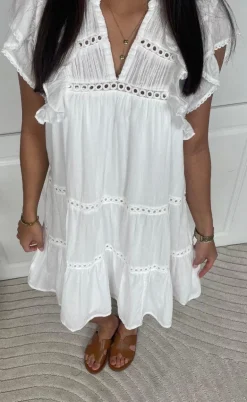 Neo Noir Kjole - Jamma S Voile - White