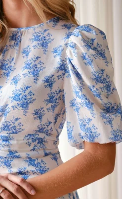 Neo Noir Kjole - Kikka Wild Rose - Light Blue