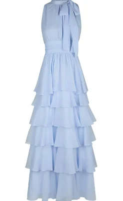 Neo Noir Kjole - Marli Chiffon - Light Blue