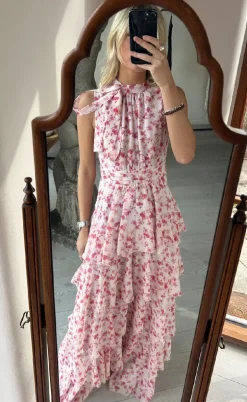 Neo Noir Kjole - Marli Small Flower - Rose