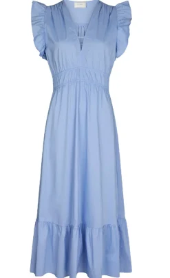 Neo Noir Kjole - Pollana Poplin - Sky Blue