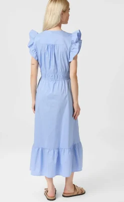 Neo Noir Kjole - Pollana Poplin - Sky Blue