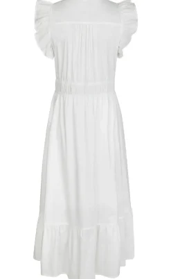 Neo Noir Kjole - Pollana Poplin - White