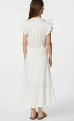 Neo Noir Kjole - Pollana Poplin - White