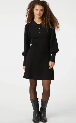 Neo Noir Kjole - Polli Rib - Black