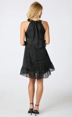 Neo Noir Kjole - Rida Bedazzled - Black