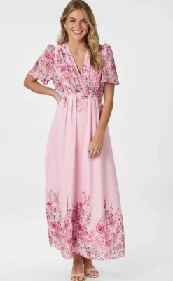 Neo Noir Kjole - Serna Flower - Light Pink