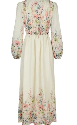 Neo Noir Kjole - Silfi Flower - Creme