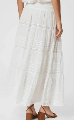 Neo Noir Nederdel - Felicia S Voile - White