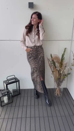 Neo Noir Nederdel - Frankie - Leopard