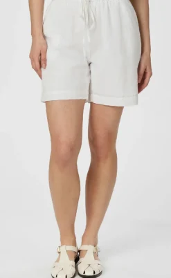 Neo Noir Shorts - Shea Linen - White