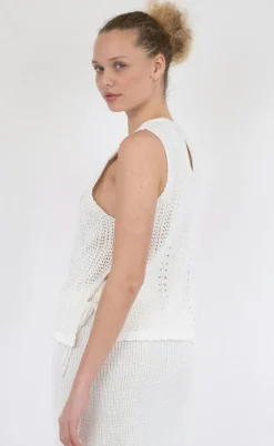 Neo Noir Top - Aritza - White