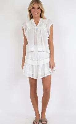 Neo Noir Top - Jayla - White