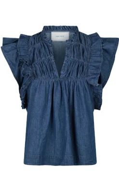 Neo Noir Top - Jayla Denim - Blue