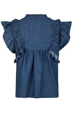 Neo Noir Top - Jayla Denim - Blue