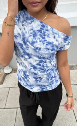 Neo Noir Top - Peri Mesh - Light Blue