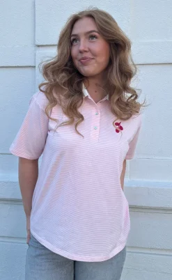Nümph Bluse - Pippi Polo - Blush Bride
