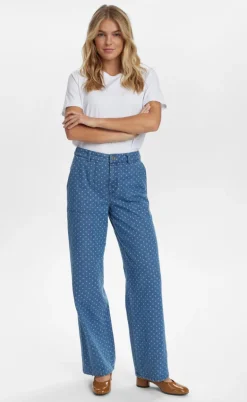 Nümph Bukser - Haddie - Medium Blue Denim