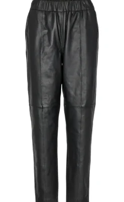 Nümph Bukser - Kim Leather - Caviar