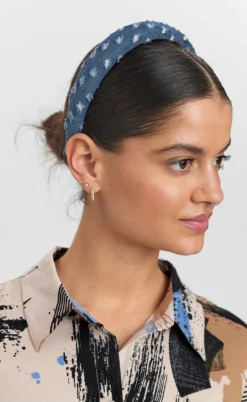 Nümph Hårbånd - Kyle - Medium Blue Denim