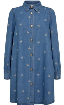Nümph Kjole - Biza - Medium Blue Denim