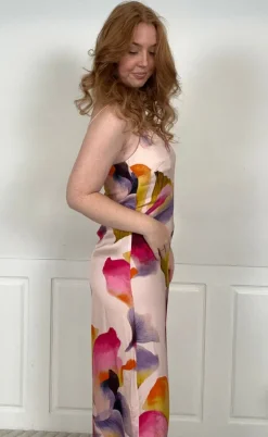 Nümph Kjole - Botanica Slip - Pearl