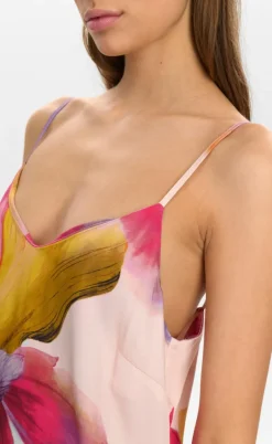 Nümph Kjole - Botanica Slip - Pearl