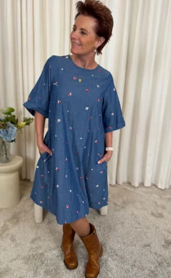 Nümph Kjole - Zira - Blueprint