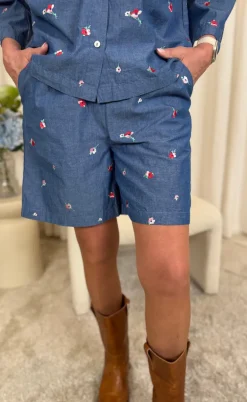 Nümph Shorts - Zira - Blueprint