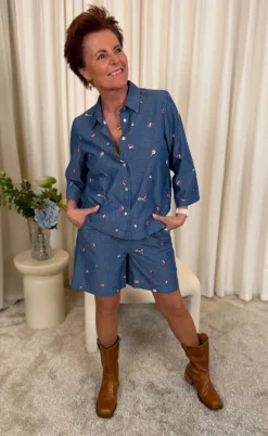 Nümph Shorts - Zira - Blueprint