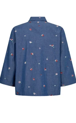 Nümph Skjorte - Zira - Blueprint