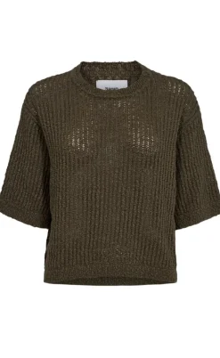 Nümph Striktrøje - Mirandi - Grape Leaf