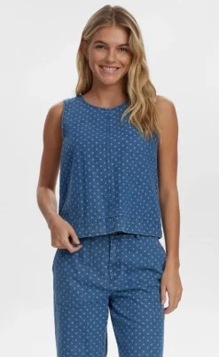 Nümph Top - Haddie - Medium Blue Denim
