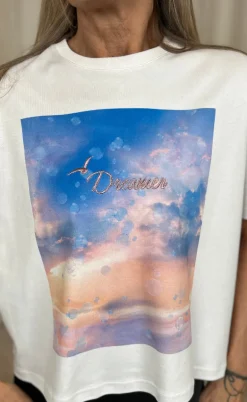 Nümph T-shirt - Cloudya - Bright White