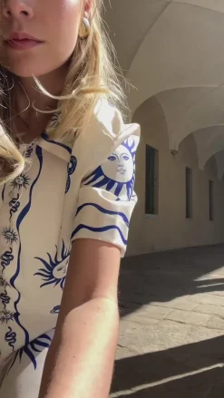 Noella Bluse - Kealy - Chana Blue Print