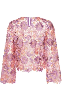 Noella Bluse - Kezzie - Lilac Mix