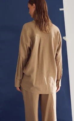 Noella Bluse - Lakelynn - Timber Brown